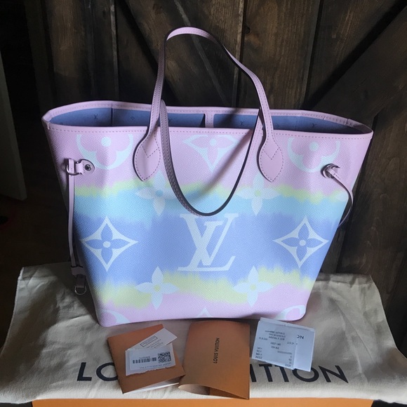 SOLD💔LE Louis Vuitton Escale Pastel Neverfull MM - Picture 2 of 8